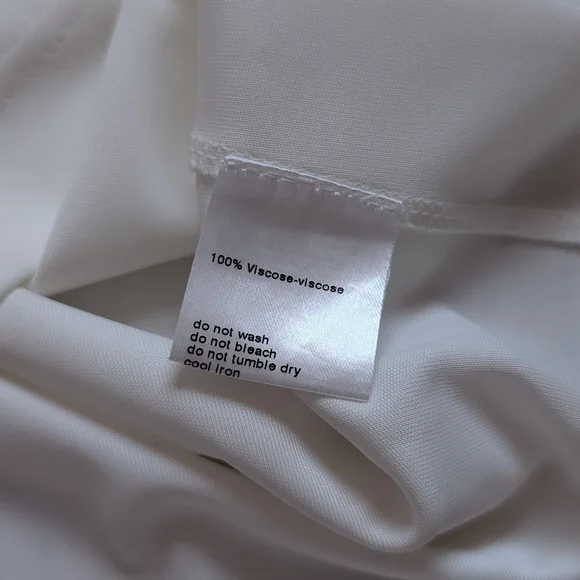 Akris Punto Viscose Scoop Neck White Tank Top - Picture 5 of 8